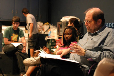 Rehearsal for Man’s a Man 2008 with director Ron Sossi